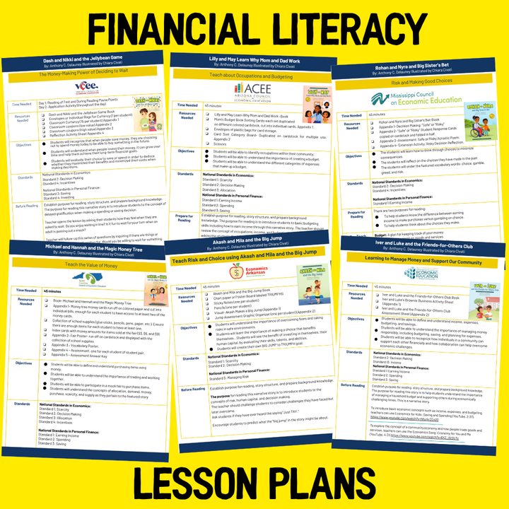 Financial Literacy Kit for Kids (Grades K–5)