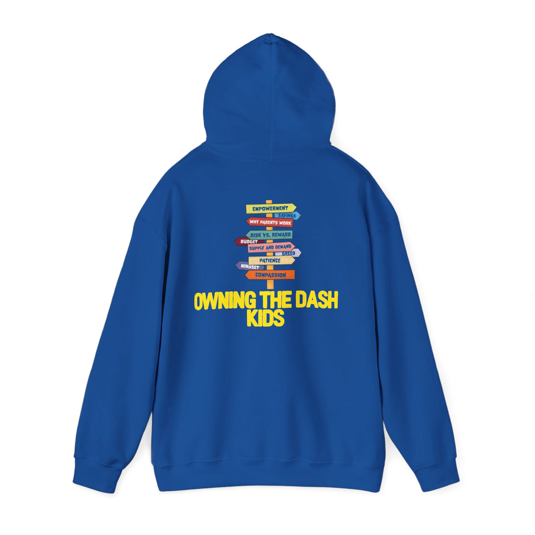Owning the Dash Kids Unisex Heavy Blend™ Hooded Sweatshirt