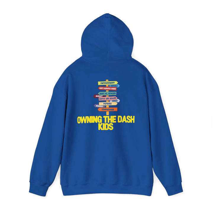Owning the Dash Kids Unisex Heavy Blend™ Hooded Sweatshirt