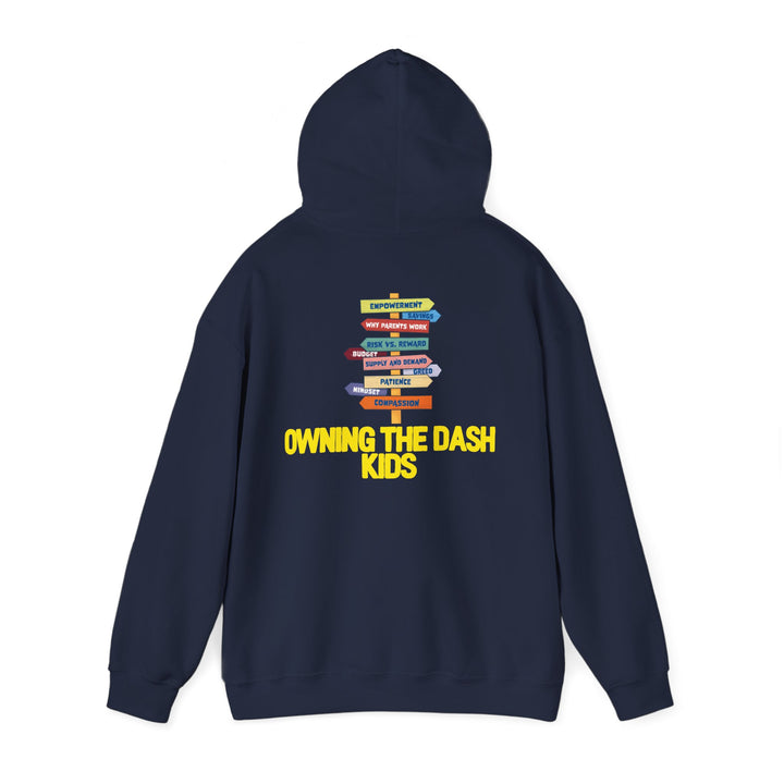 Owning the Dash Kids Unisex Heavy Blend™ Hooded Sweatshirt