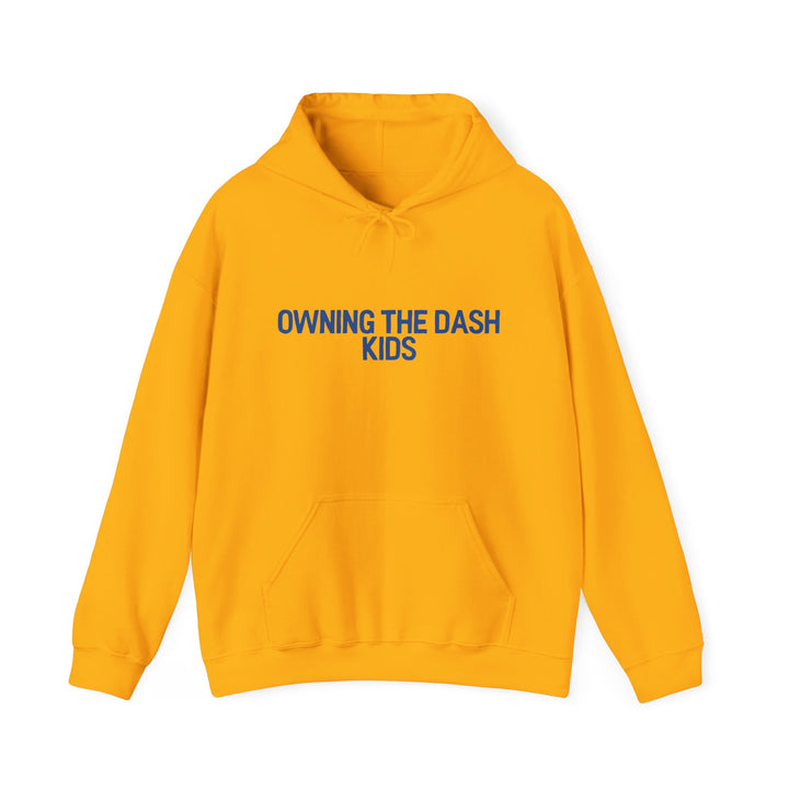 Owning the Dash Kids Unisex Heavy Blend™ Hooded Sweatshirt