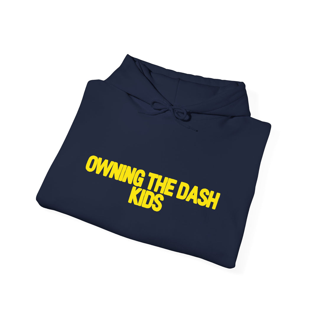 Owning the Dash Kids Unisex Heavy Blend™ Hooded Sweatshirt