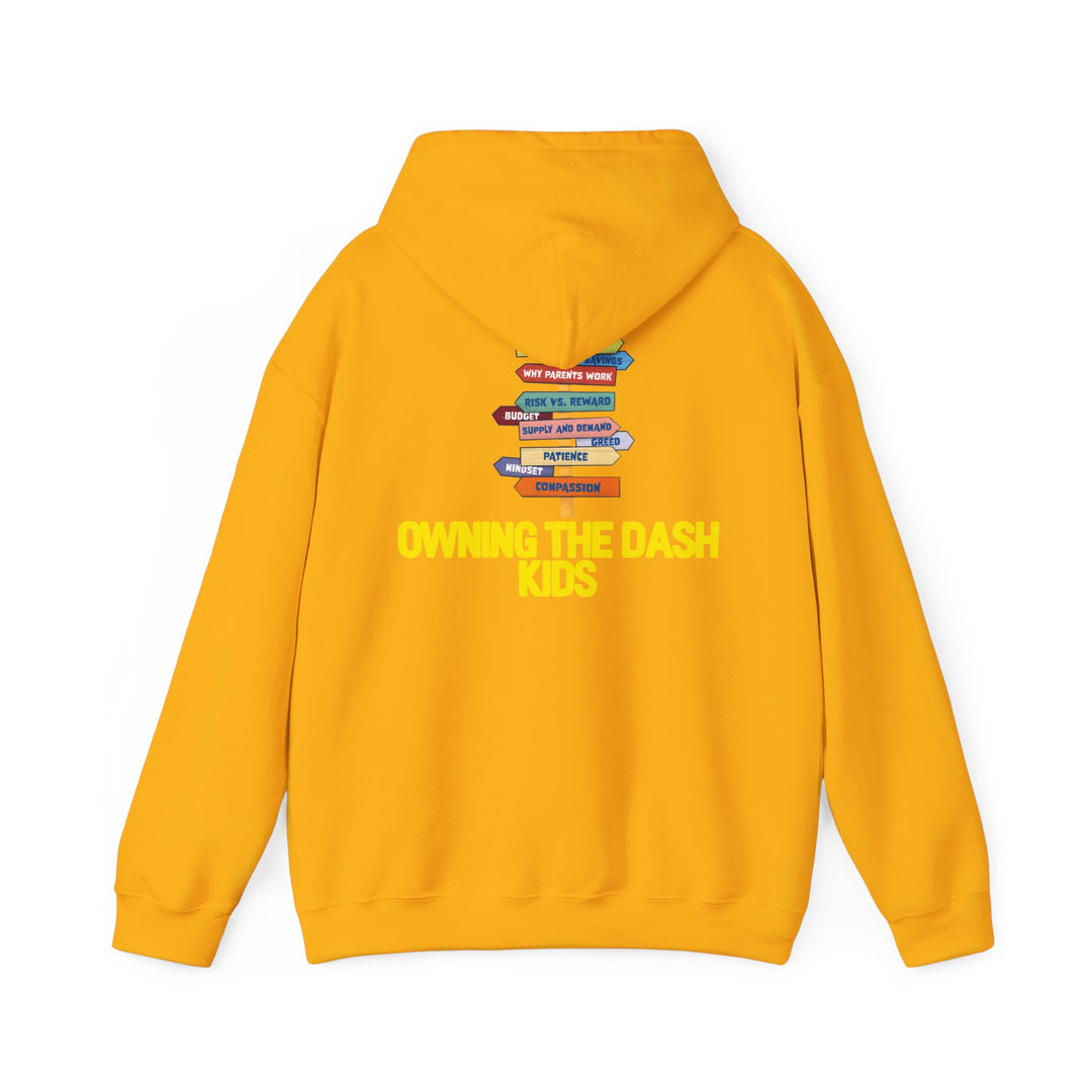 Owning the Dash Kids Unisex Heavy Blend™ Hooded Sweatshirt