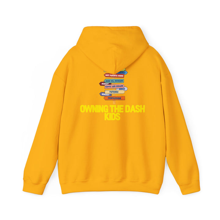 Owning the Dash Kids Unisex Heavy Blend™ Hooded Sweatshirt