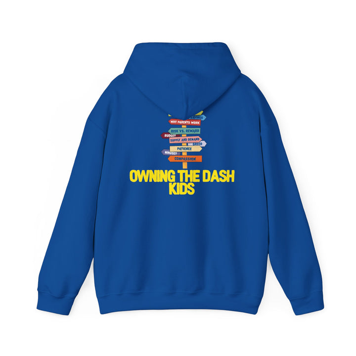 Owning the Dash Kids Unisex Heavy Blend™ Hooded Sweatshirt