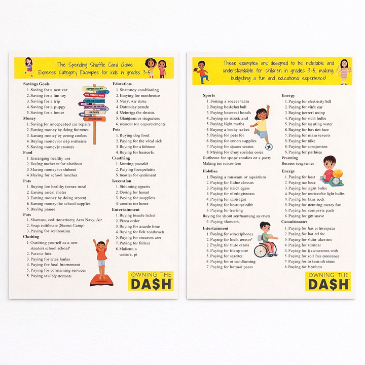 The Spending Shuffle Card Game™️